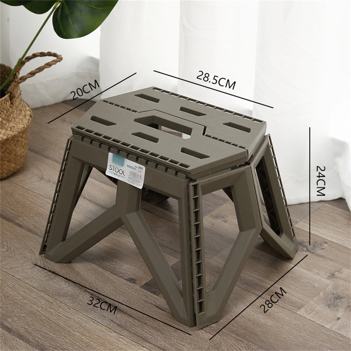 Outdoor Small Stool Portable Folding Stool High Load Bearing Durable Small Chair Fishing Stool Beach Stool Camping Stool