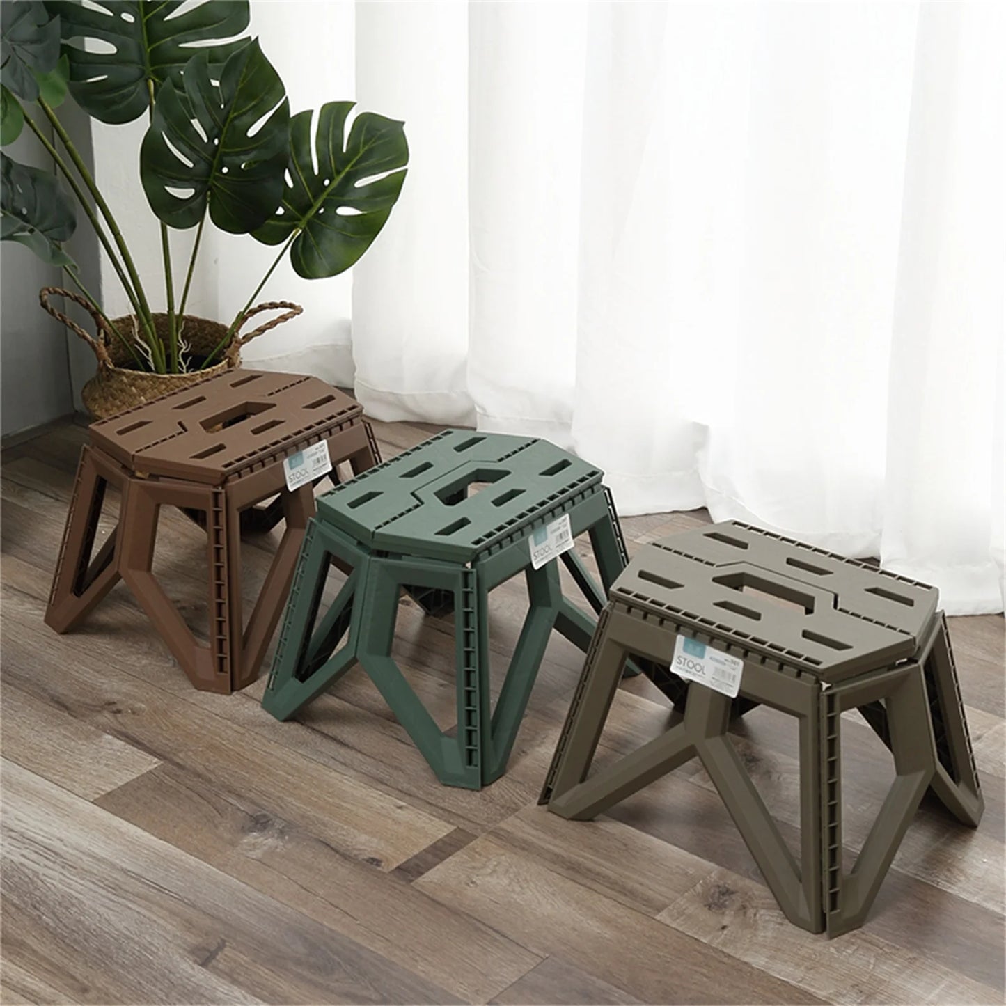 Outdoor Small Stool Portable Folding Stool High Load Bearing Durable Small Chair Fishing Stool Beach Stool Camping Stool